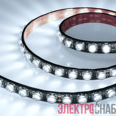 Лента светодиодная FLT-PS-A42-BLACK-23mm 24V White 6000К 21Вт/м IP67 15deg герметичная (уп.5м) Arlight 049299