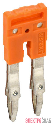 Перемычка гребенчатая для CP 2.5кв.мм 2PIN IEK YCT20-00-K03-002-EC-2P