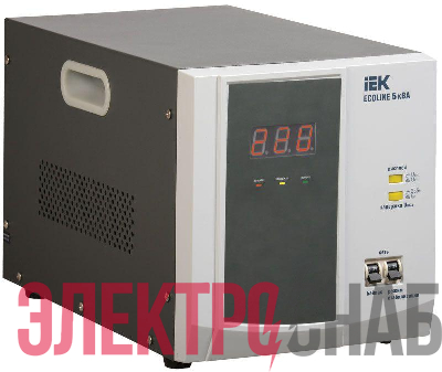 Стабилизатор напряжения Ecoline 5кВА переносной IEK IVS26-1-05000