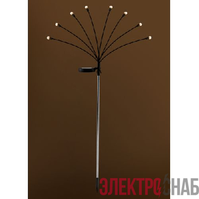 Светильник уличный ERASF23-10 Веер на солнечной батарее садовый 72см 8LED ЭРА Б0062358