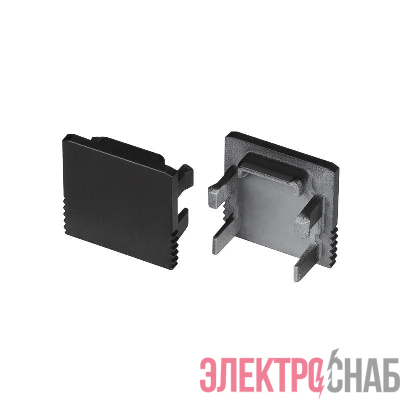 Заглушка SL-MINI-15 BLACK глухая пластик (комплект) Arlight 049419