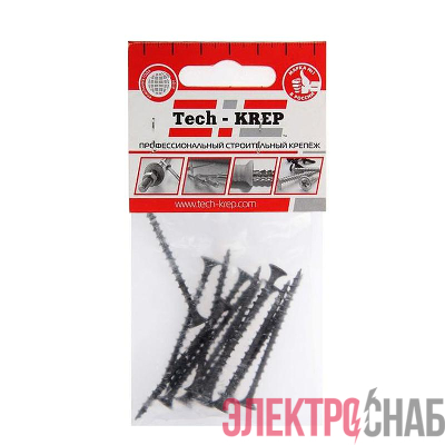 Саморез гипсокартон-дерево 3.8х55 (пакет) (уп.13шт) Tech-Krep/Zitar 117913