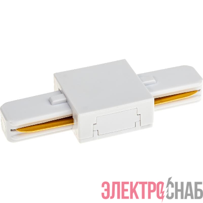 Коннектор трековый для соединения шинопровода прямой жесткий ARTLINE пластик/медь бел. Ritter 59743 2