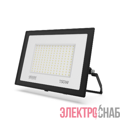 Прожектор светодиодный Elementary 150Вт IP65 6500К 12750лм PROMO G3 черн. GAUSS 613100150P