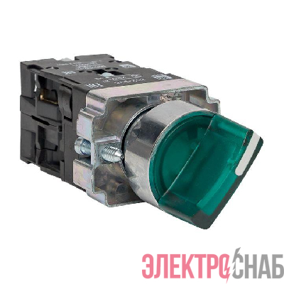 Переключатель BD21 2P с зел. подсветкой 230В NO PROxima EKF xb2-bk21-g-230