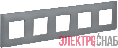 Рамка 5-м SKANDY SK-F05Gr сер. IEK SK-M52-K03