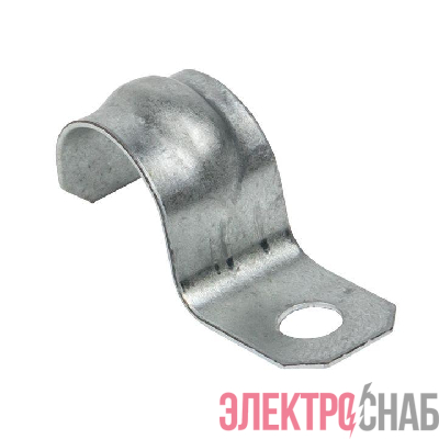 Скоба крепежная однолапковая d16-17мм метал. EKF sm-1-16-17