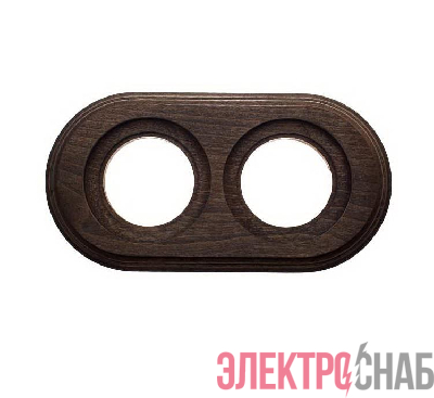 Рамка 2-м ОП старое дерево Bironi BF1-620-17