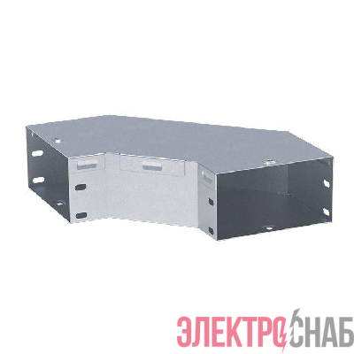 Угол для лотка горизонтальный 90град. 100х100 1мм EKF g90100100-1.0