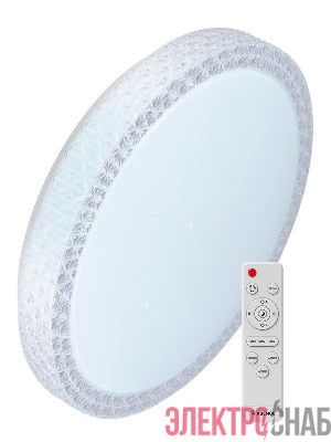Светильник светодиодный PREMIUM SAPHIR 120Вт 230В 3000-6500К 9600лм IP40 495х115мм настенно-потолочный управляемый с пультом ДУ КОСМОС KSSaph120W