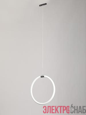 Светильник светодиодный трековый силиконовый магнитный D22мм 18Вт 48В Ra80 D300мм 360град. черн. Vitaluce VT0200047-01