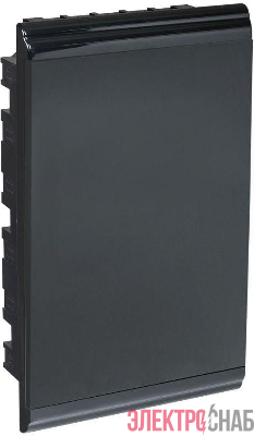 Корпус модульный встраиваемый ЩРВ-П-36 PRIME IP41 пластик. черн. IEK MKP13-V-01-36-41-K02