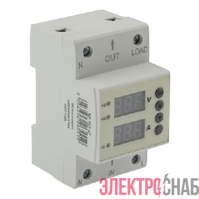Реле контроля напряжения и тока PRO NO-903-42 РКНТ-1 63А эл. дисплей Эра Б0050658