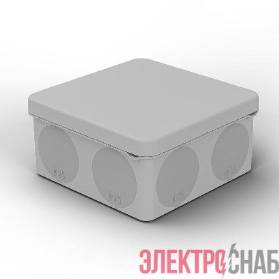 Коробка распаячная для прямого монтажа ОП HF 100х100х50 IP67 (мембранные вводы) Rexant 28-3079