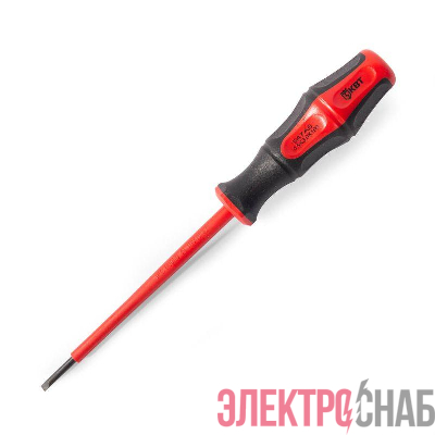 Отвертка диэлектрическая "Профи" 3.0х100 шлиц КВТ 78608