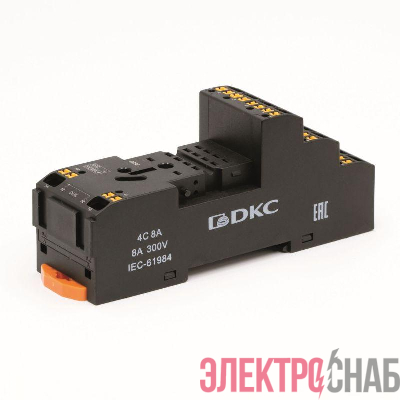 Элемент базовый пассивный для установки одиночных реле до 230В АС/DC DKC IR-B4-PT