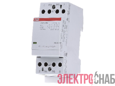 Контактор ESB25-22N-01 модульный (25А АС-1, 2НО+2НЗ), катушка 24В AC/DC ABB 1SAE231111R0122