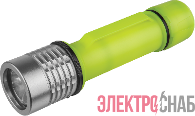 Фонарь 61 436 NPT-R09-3AAA пласт.+рез.1LED 3Вт 3 режима желт. Navigator 61436