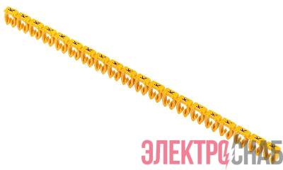Маркер открытого типа KE 4-6кв.мм символ "K" (уп.200шт) IEK UMK-KE3-K
