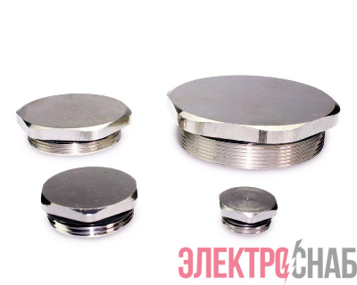 Заглушка латунная шестигранная ЗР2-ЛР-М32х1.5 IP66/IP67/IP68 ГОФРОМАТИК ЗЭТАРУС zeta35060