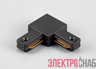 Коннектор L-образный PTR P CL-BL пластик черн. JazzWay 5052116