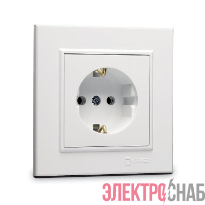 Розетка с/з СП Karea 16А IP20 бел. Makel 56001028