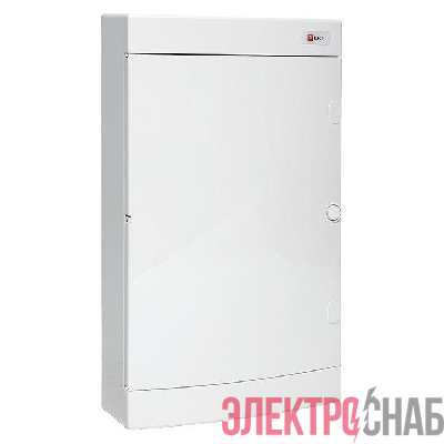 Щит распределительный навесной Unix 3х12мод. IP41 бел. дверь PROxima EKF ux-3x12-nw