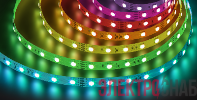Лента светодиодная 95 313 NLS-5050RGB60-14.4-IP20-24V (уп.5м) Navigator 95313
