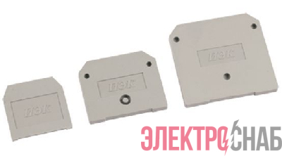 Заглушка для ЗНИ-16кв.мм (JXB100А) сер. IEK YZN10D-ZGL-016-K03