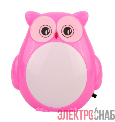 Светильник светодиодный NL-243 "Сова" 220В ночник с выкл. Camelion 14263