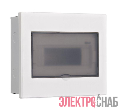 Корпус встраиваемый дв. 1 ряд 9 мод. IP41 ЩРВ-М прозр. DEKraft 31072DEK