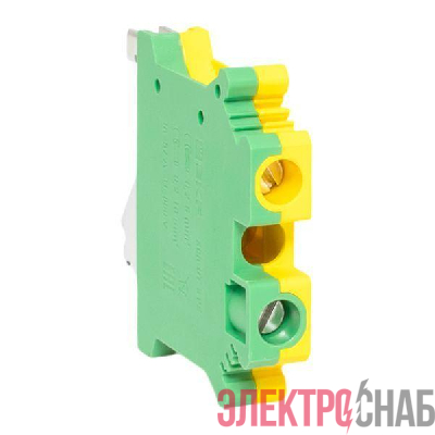 Колодка клеммная винтовая 6 UT земля EKF scr-ut-6-pe