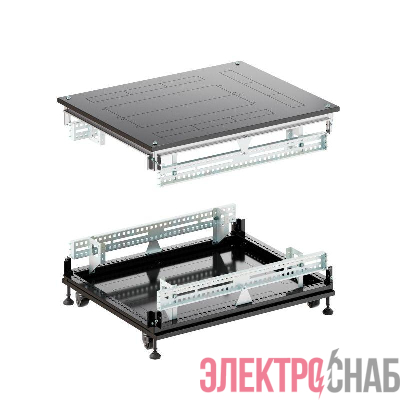 Крыша основание преперфорированные IT-CQE 800х1000 RAL9005 DKC RBIT810F