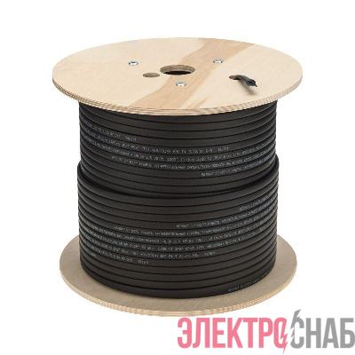 Кабель греющий (нагрев.) саморег. SRL30-2CR экранированный 30Вт/м 0.88кв.мм/55м 200м Rexant 51-0279