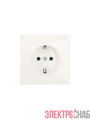 Розетка 1-мест. с защитн.шторк. СП ZIMA IP20 16А ПБТ безвинт. зажим слон. кость LEZARD 704-9088-124BQC