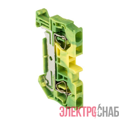 Колодка клеммная ST-4 земля пружинная EKF plc-jxb-st-4-pen