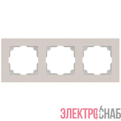 Рамка 3-м СП Accent 6-503-06 перламутр. Intro Б0063789