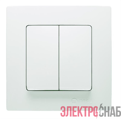 Выключатель 2-кл. Lillium Makel 32001003