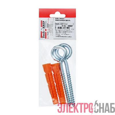 Шуруп-кольцо 8х80 с универс. дюбелем 12.0х71 (уп.2шт) Tech-Krep/Zitar 109502