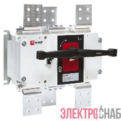 Рубильник-выключатель 3п 2000А с рукояткой управления для прямой установки PowerSwitch PROxima EKF psds-2000-3
