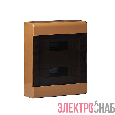 Щиток ОП Тусо 24мод. с двер. 370х302х95мм корич. Ruvinil 68324К