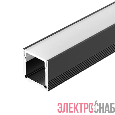 Профиль SL-SLIM20-H20-2000 BLACK L2000 алюм. Arlight 047632