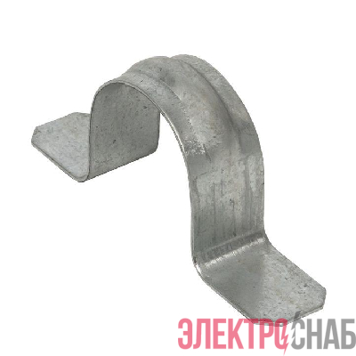 Скоба крепежная двухлапковая d25-26мм метал. для монтажн. пистолета PROxima EKF smp-2-25-26