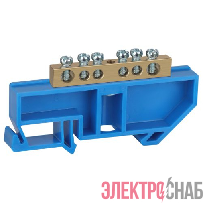 Шина N &amp;amp;amp;amp;amp;amp;amp;amp;amp;amp;amp;amp;amp;amp;quot;ноль&amp;amp;amp;amp;amp;amp;amp;amp;amp;amp;amp;amp;amp;amp;quot; на DIN-изоляторе ШНИ-6х9-6-Д NO-222-44 син. (уп.10шт) Эра Б0033425