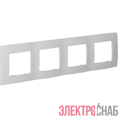 Рамка 4-м Etika бел. IEK 672504