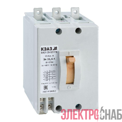 Выключатель автоматический 8А 12Iн ВА21-29В-341110 У3 690В AC КЭАЗ 103146