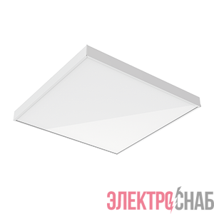Светильник светодиодный E070 Basic 595х595х50 30Вт IP40 4000К встраив. накладной для образовательных учреждений с опаловым рассеив. VARTON B1-E0-00070-01OP0-4003240