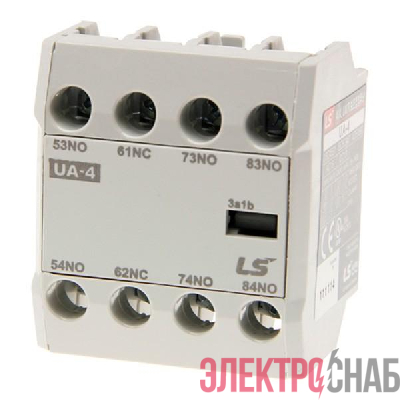 Контакт дополнительный UA-4 4NO LS Electric 83361634044