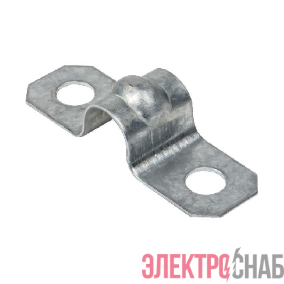Скоба крепежная двухлапковая d8-9мм метал. (уп.100шт) EKF sm-2-8-9
