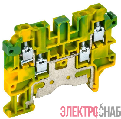 Колодка клеммная CTS-MC-PEN ARMAFIX земля 4 вывода 4кв.мм IEK YCT12-03-4-K52-004